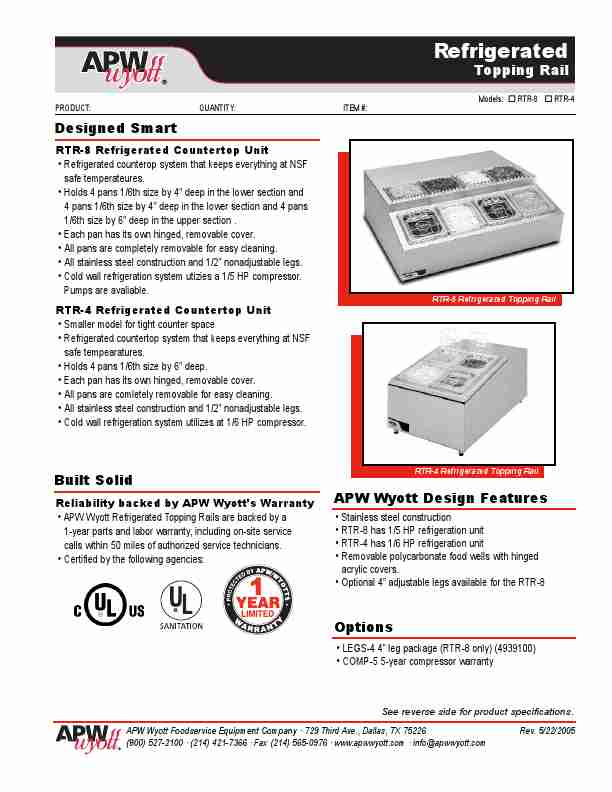 APW Wyott Refrigerator RTR-8-page_pdf